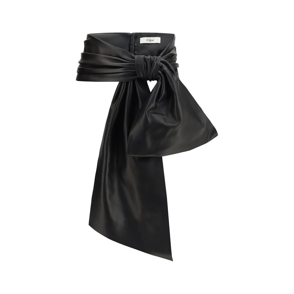 Chloé Black Lamb Ovis Aries Aries Regular Belt