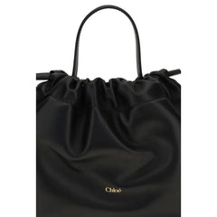 Chloé Musta Lammasvillainen Olkalaukku