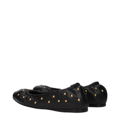 Chloé Black Leather Ballet Flats