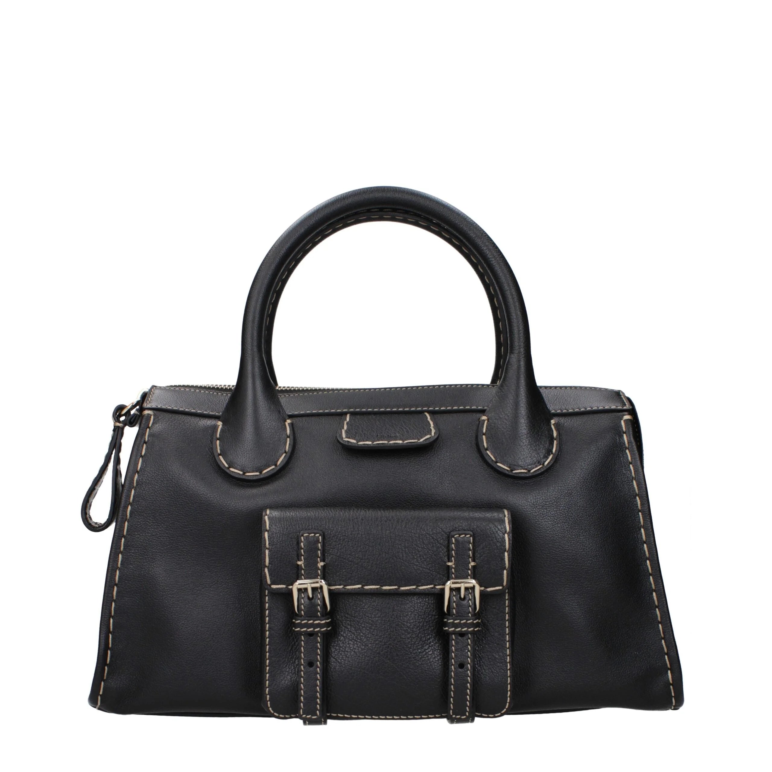 Chloé Black Leather Handbags