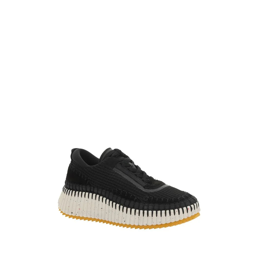 Chloé Black Nylon Athletic Sneakers - EU36/US6