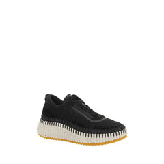 Chloé Black Nylon Athletic Sneakers - EU36/US6