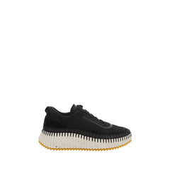Chloé Black Nylon Athletic Sneakers - EU36/US6