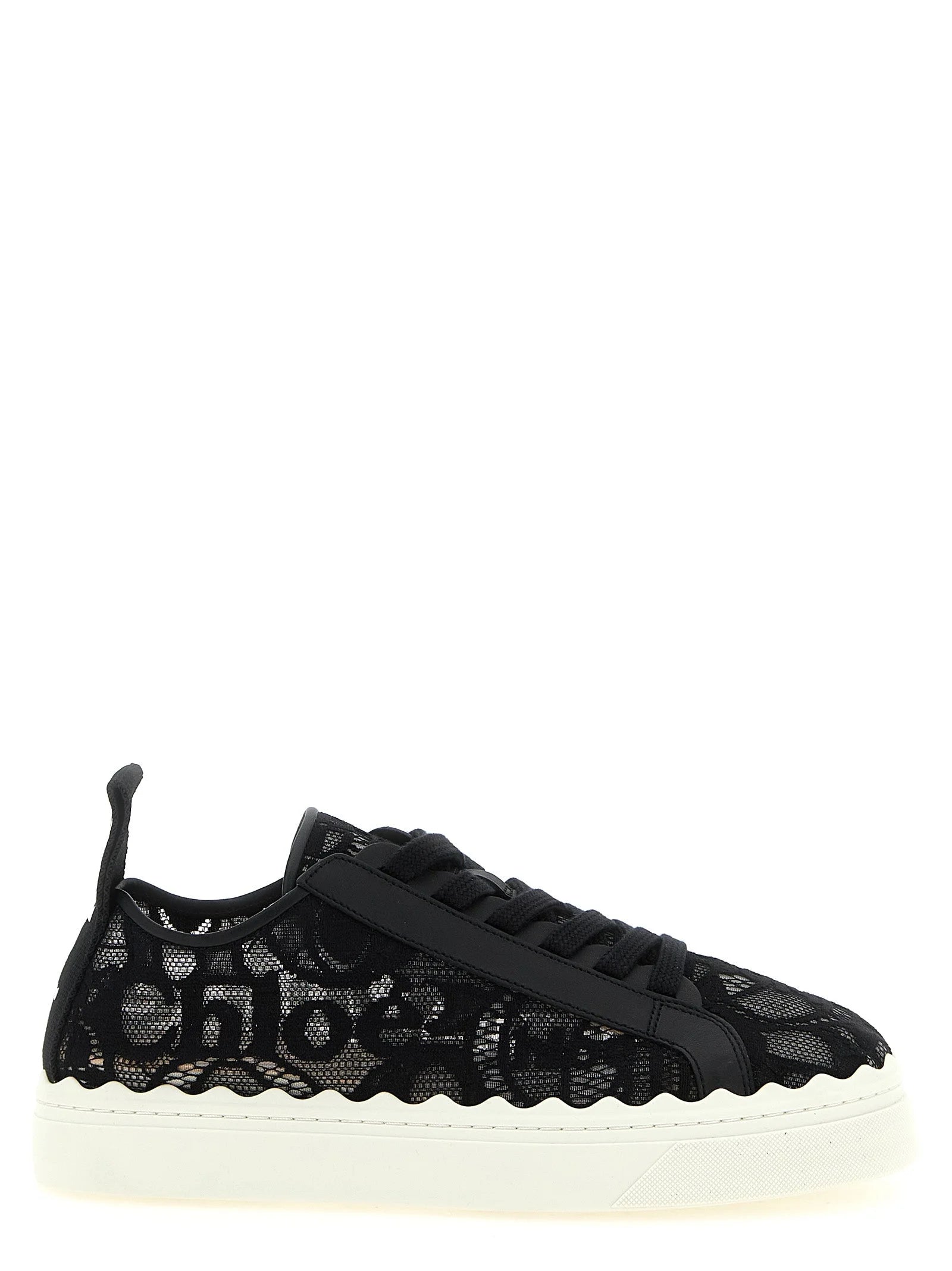 Chloé Black Polyamide Low Top Sneakers