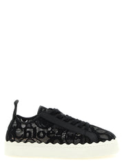 Chloé Black Polyamide Low Top Sneakers