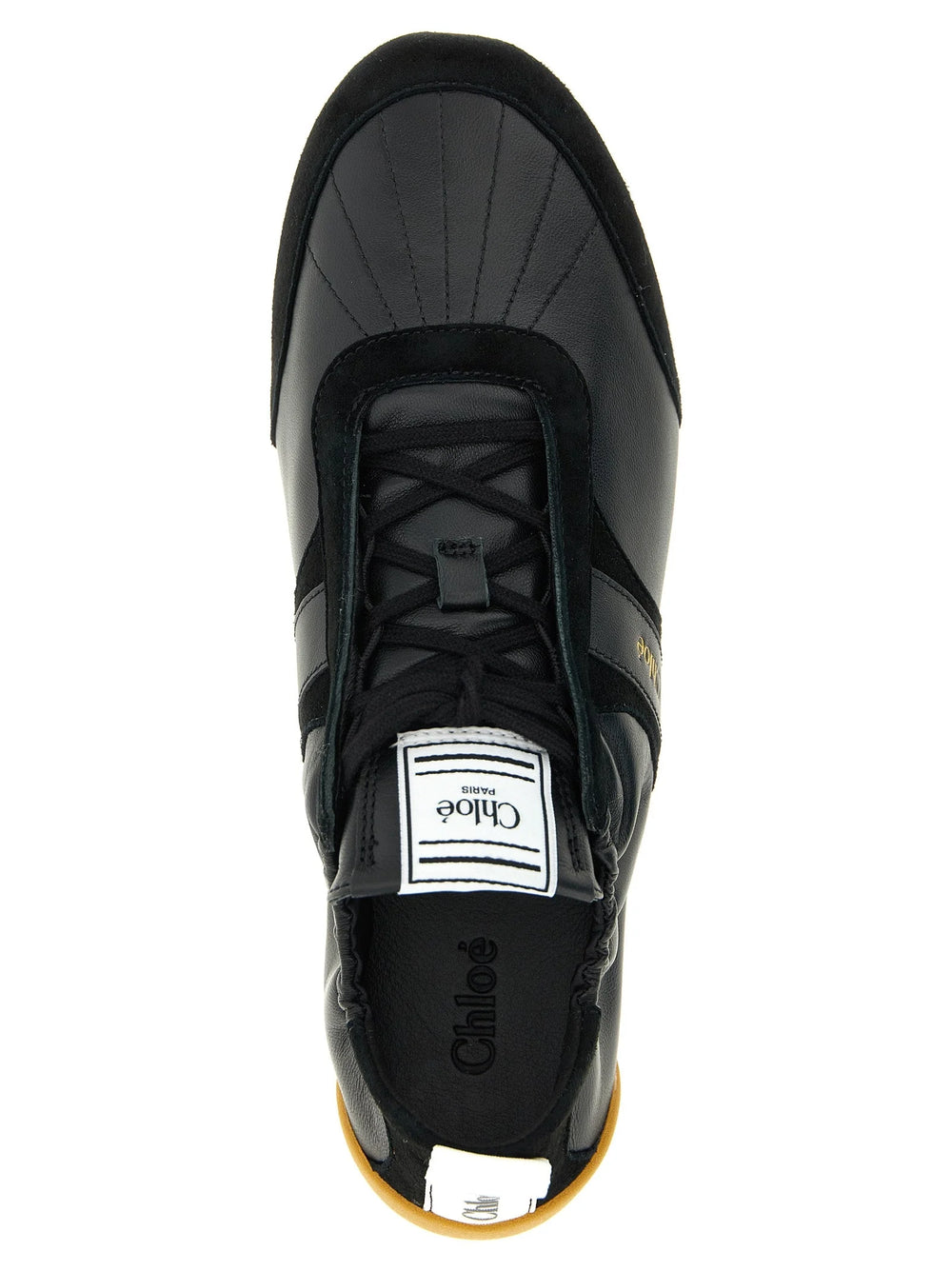 Chloé Black Polyester Athletic Sneakers