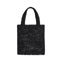 Chloé Black Raffia Raffia Bag