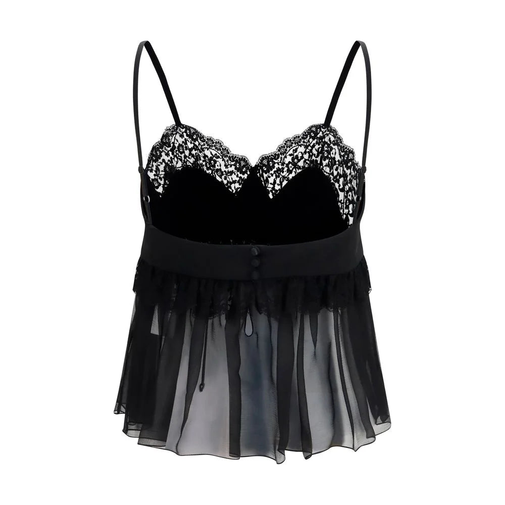Chloé Black Silk Blouse - IT36 | XS