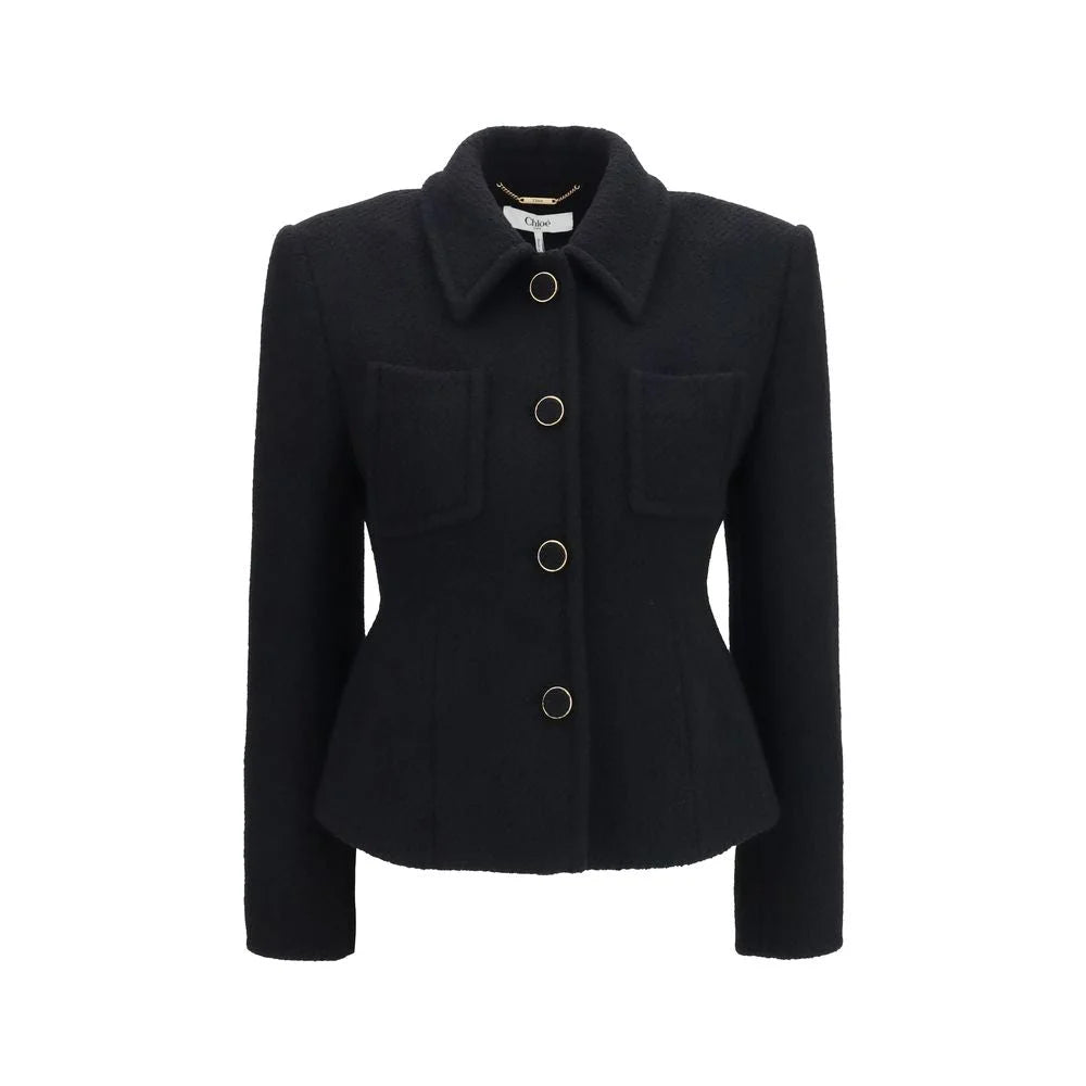 Chloé Black Wool Oves Aries Blazer