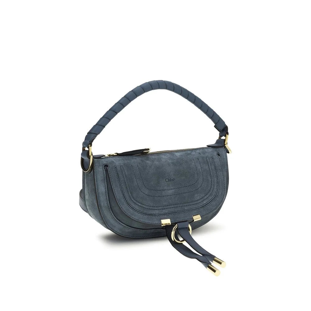 Chloé Blue Calf Leather Bos Taurus Shoulder Bag