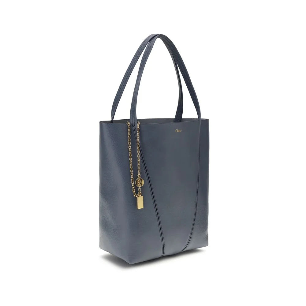 Chloé Blue Calf Leather Bos Taurus Shoulder Bag
