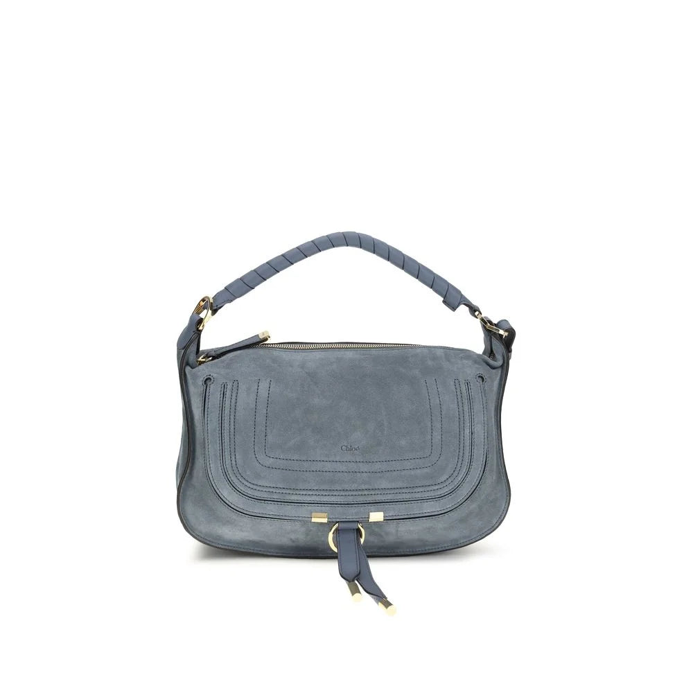 Chloé Blue Calf Leather Bos Taurus Shoulder Bag