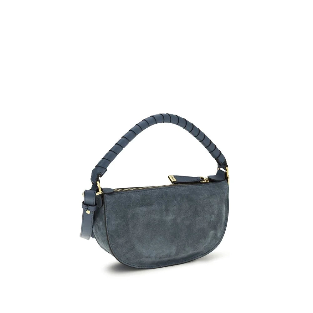 Chloé Blue Calf Leather Bos Taurus Shoulder Bag