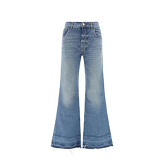 Chloé Blue Cotton Bootcut Jeans - W28 | IT42