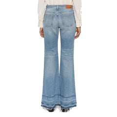 Chloé Blue Cotton Bootcut Jeans - W28 | IT42