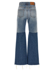 Chloé Blue Cotton Flared Jeans - 26