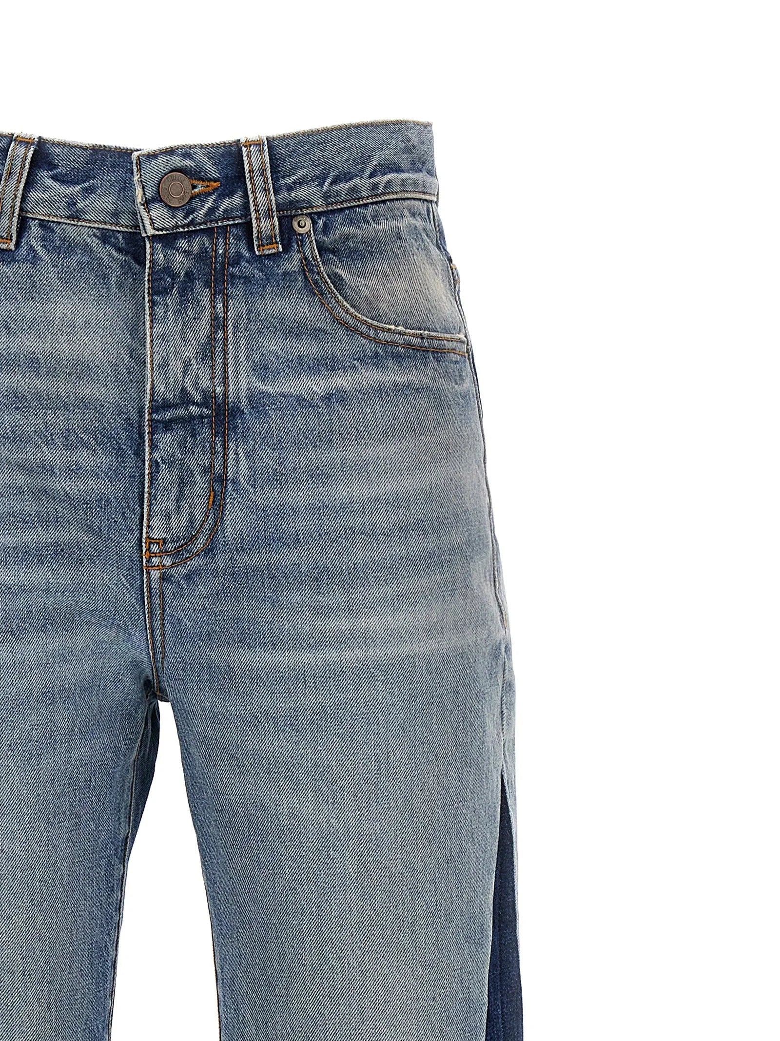 Chloé Blue Cotton Flared Jeans - 26