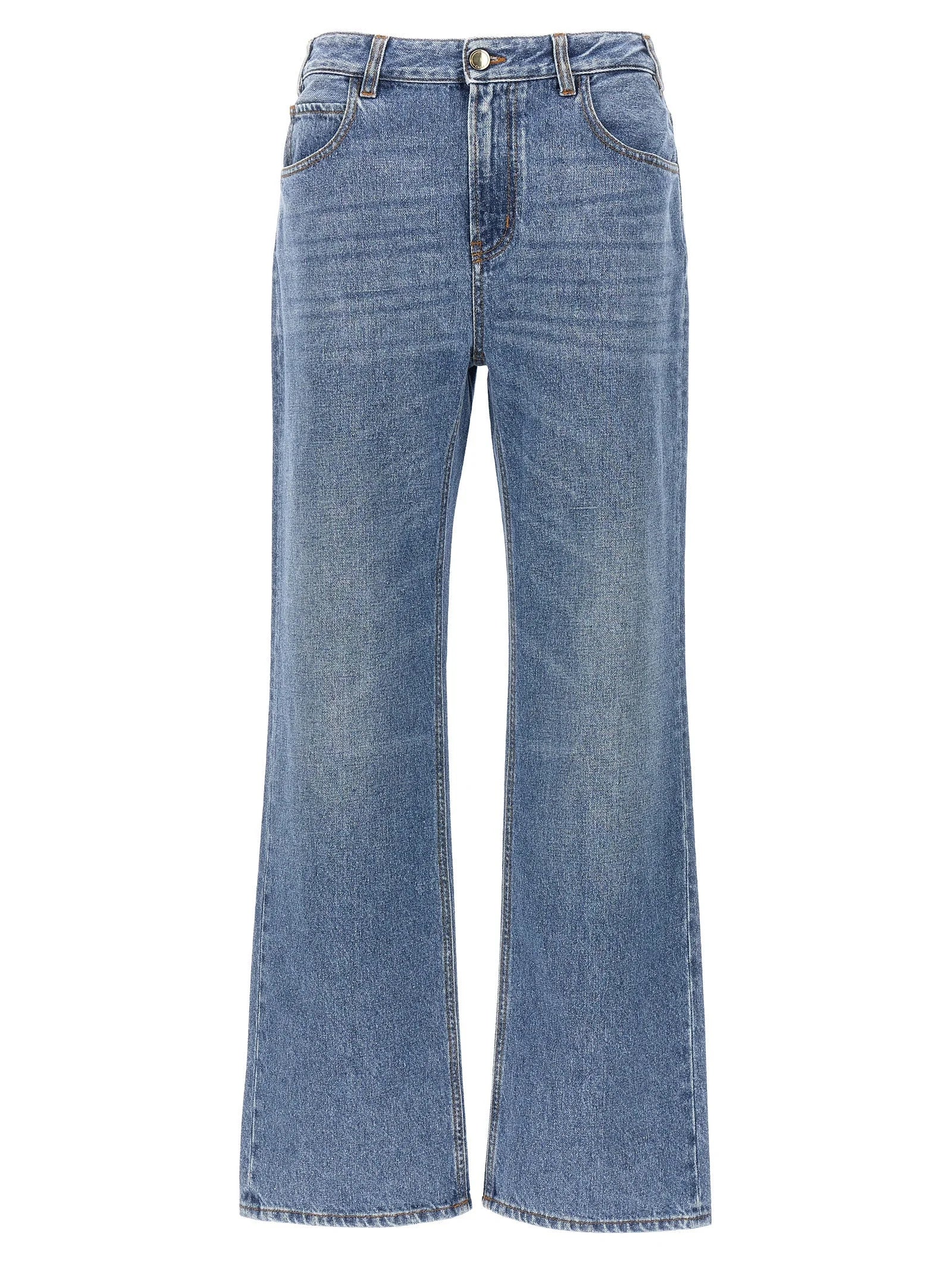 Chloé Blue Cotton High-Waisted Jean - 25