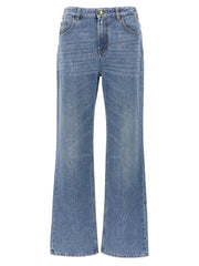 Chloé Blue Cotton High-Waisted Jean - 25