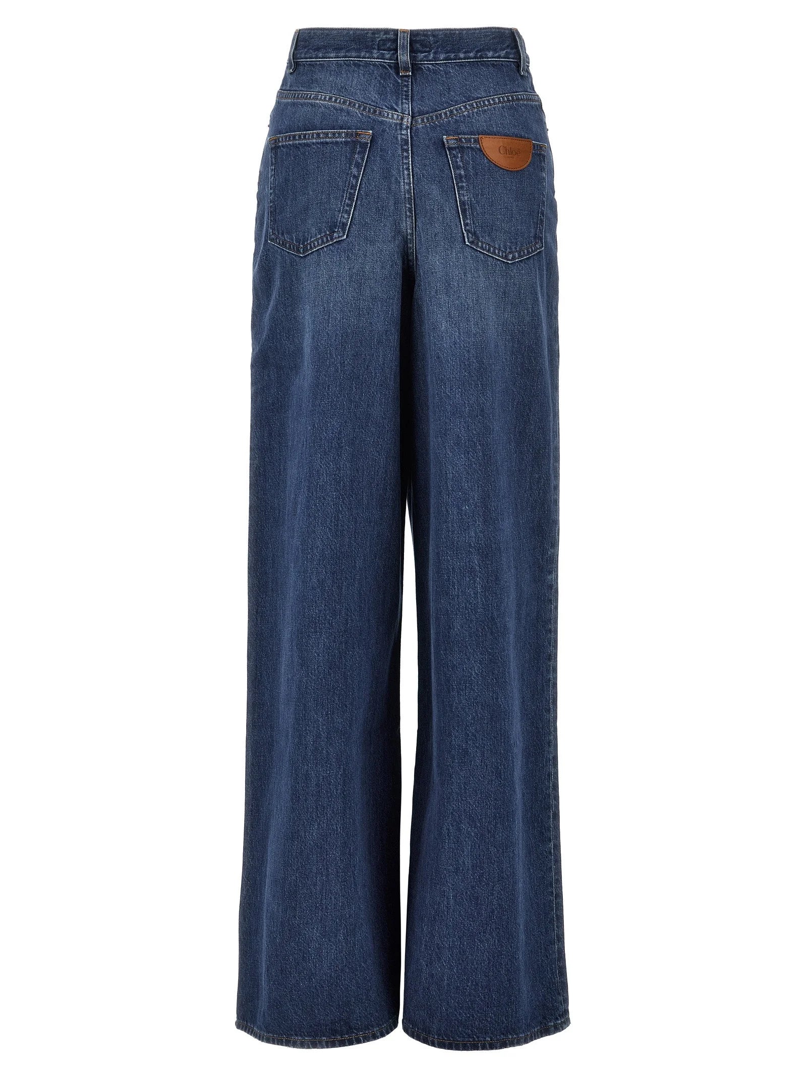 Chloé Blue Cotton Jeans Denim
