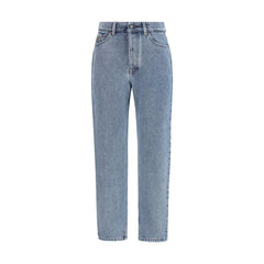 Chloé Blue Cotton Tapered Jeans - 27