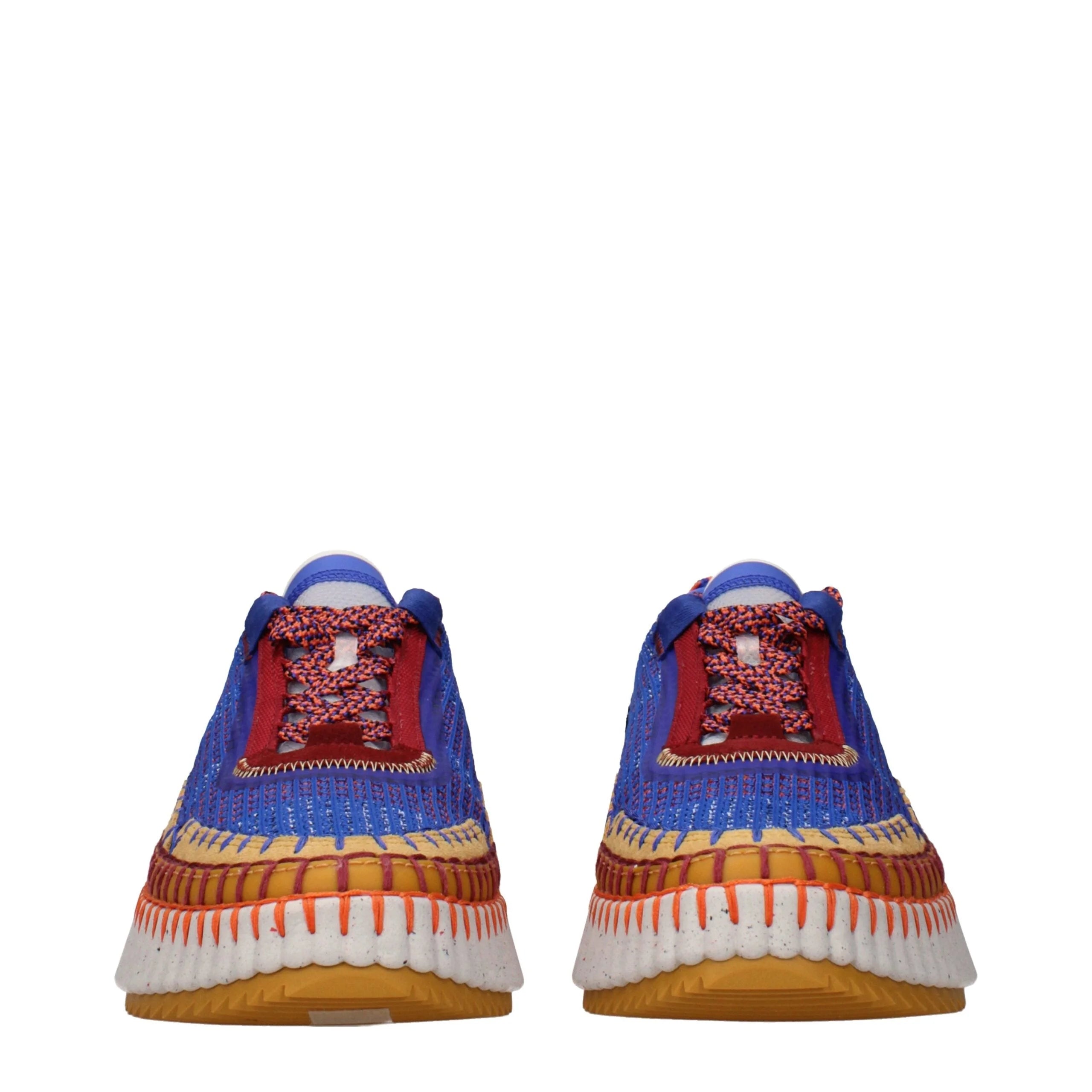 Chloé Blue Fabric Chunky Sneakers - EU40/US10