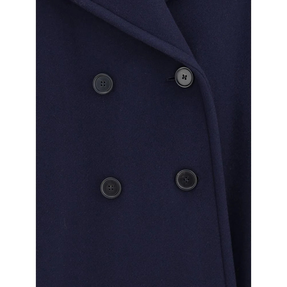 Chloé Blue Wool Coat - IT38 | S