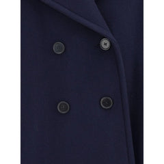Chloé Blue Wool Coat - IT38 | S