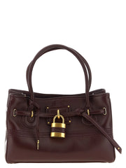 Chloé Bordeaux Lamb Leather Shoulder Bag