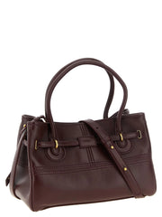 Chloé Bordeaux Lamb Leather Shoulder Bag