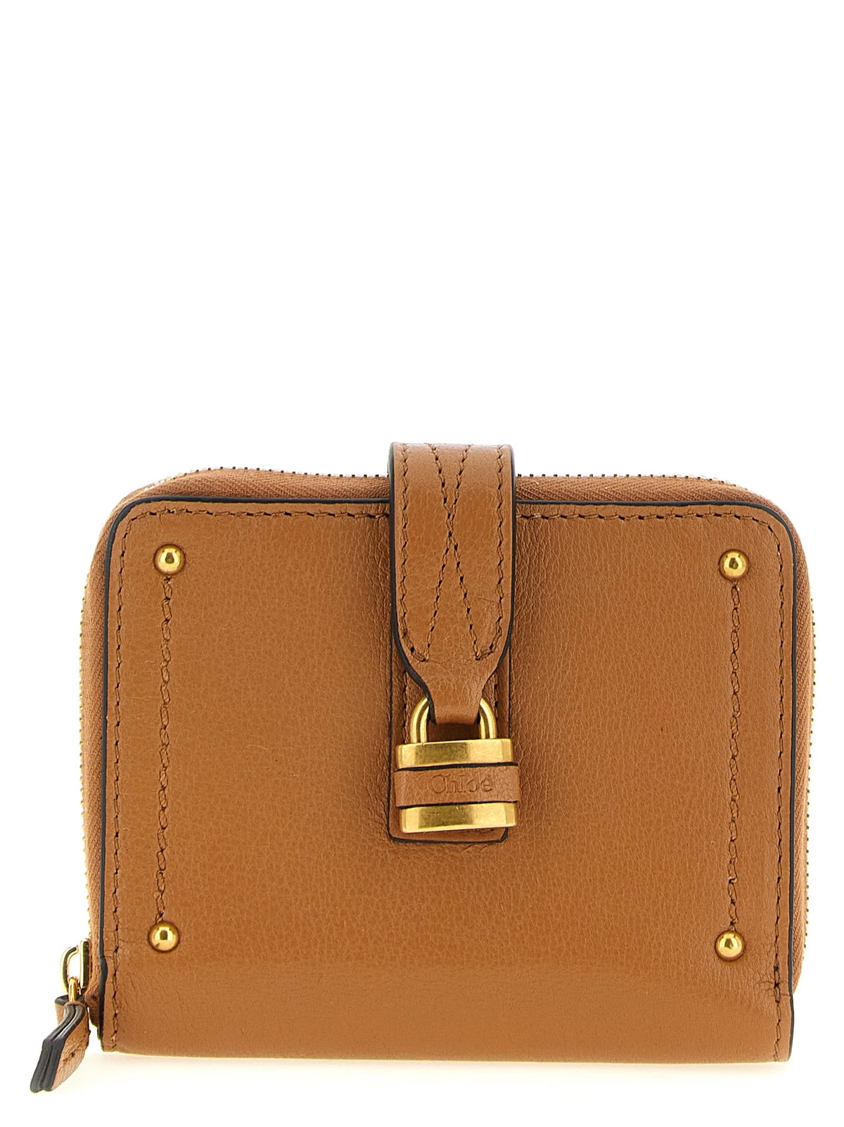 Chloé Brown Buffalo Leather Cardholder