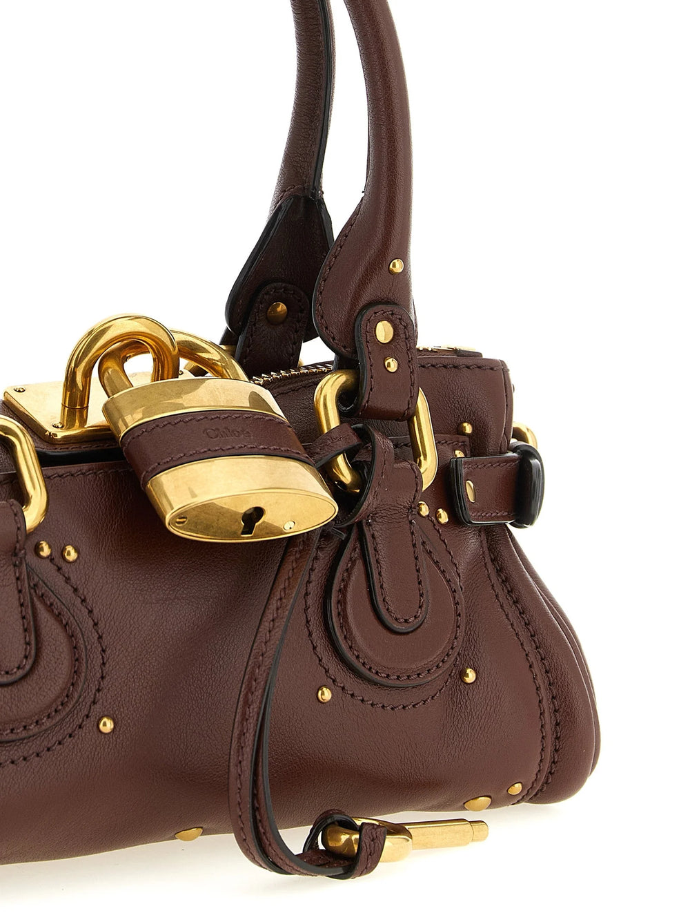 Chloé Brown Buffalo Leather Handbag