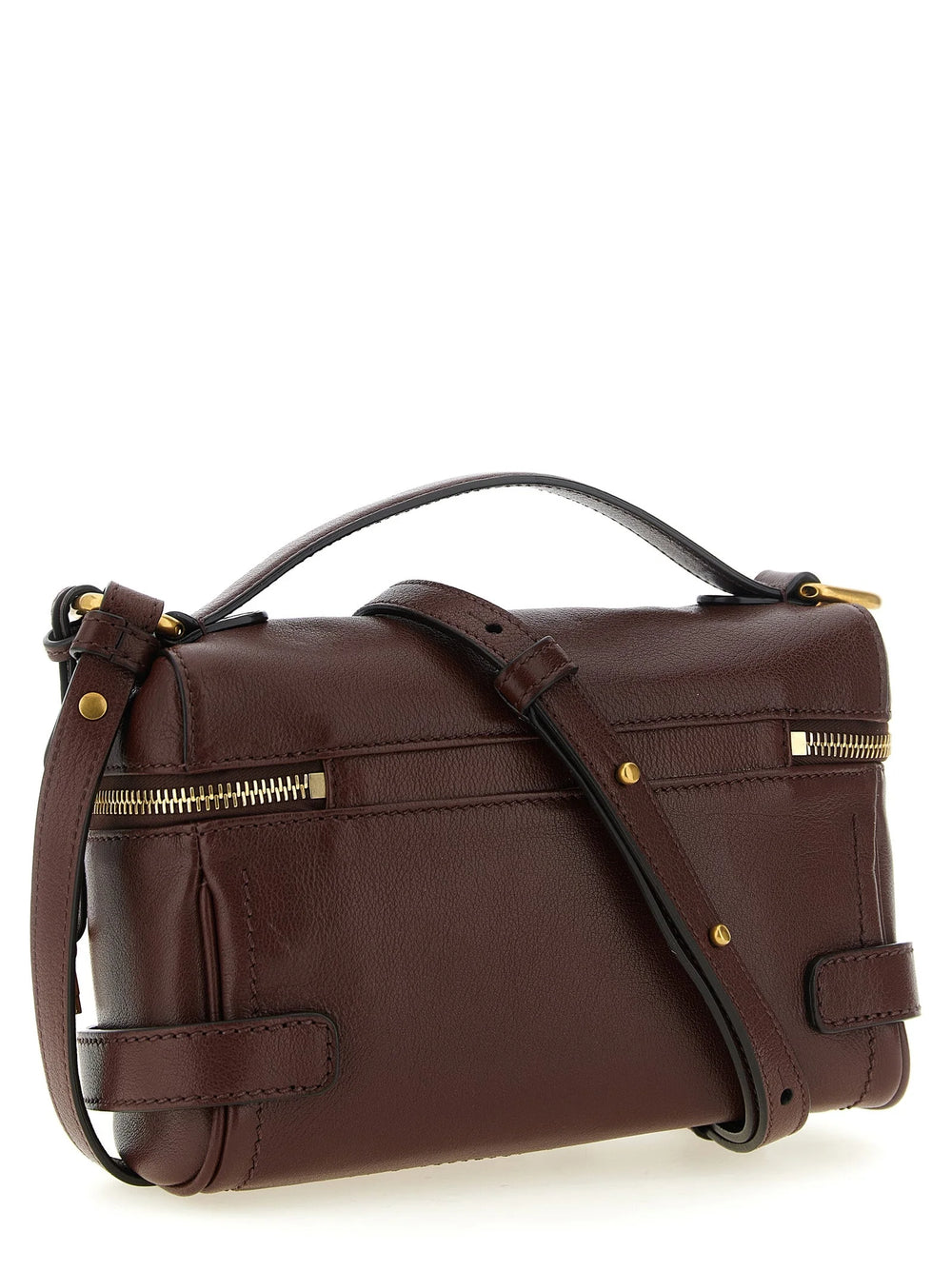Chloé Brown Buffalo Leather Shoulder Bag