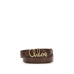 Chloé Brown Calf Leather Bos Taurus Regular Belt - L