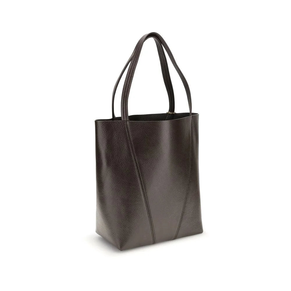 Chloé Brown Calf Leather Bos Taurus Shoulder Bag