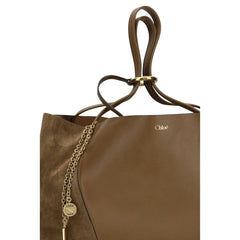 Chloé Brown Calf Leather Bos Taurus Shoulder Bag