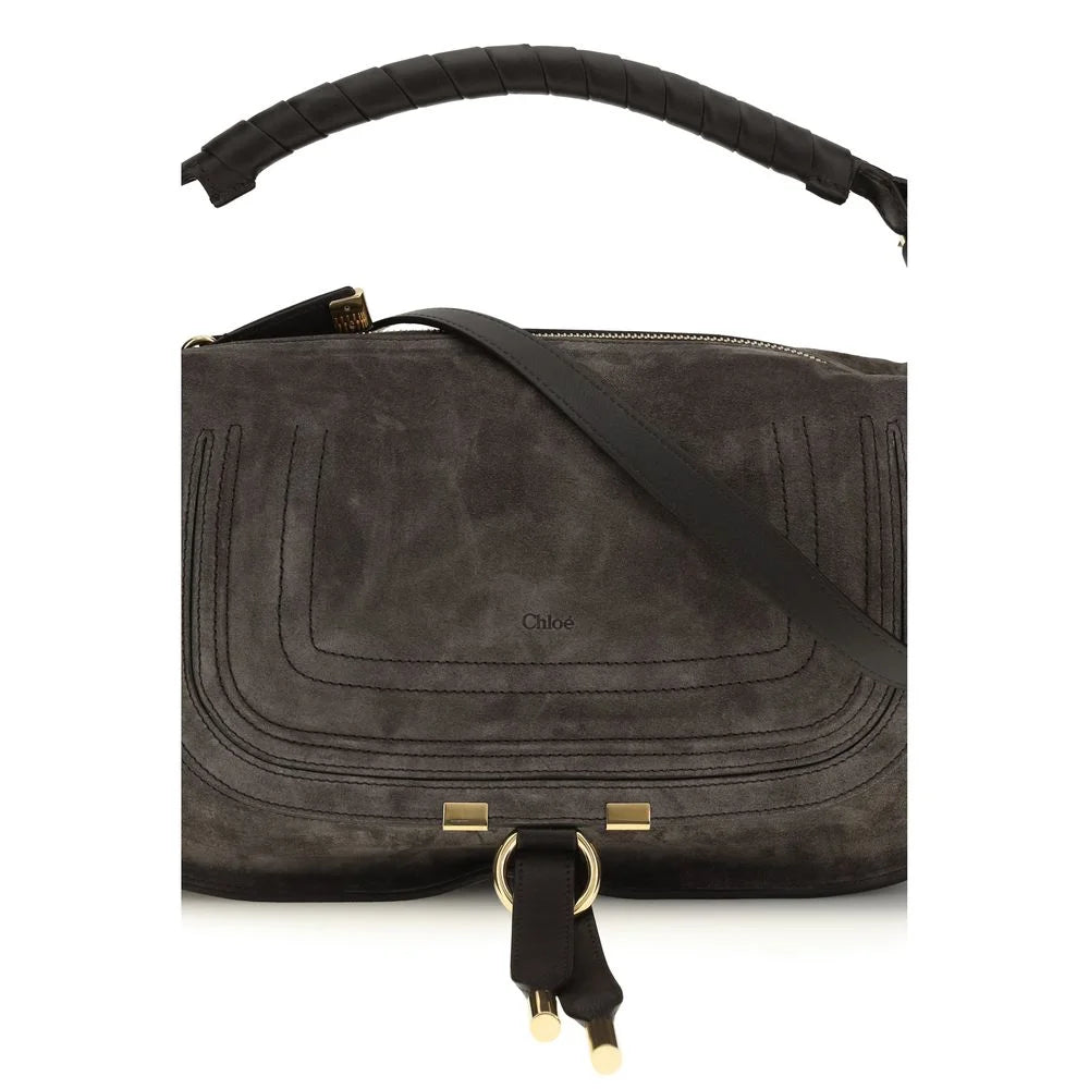 Chloé Brown Calf Leather Bos Taurus Shoulder Bag