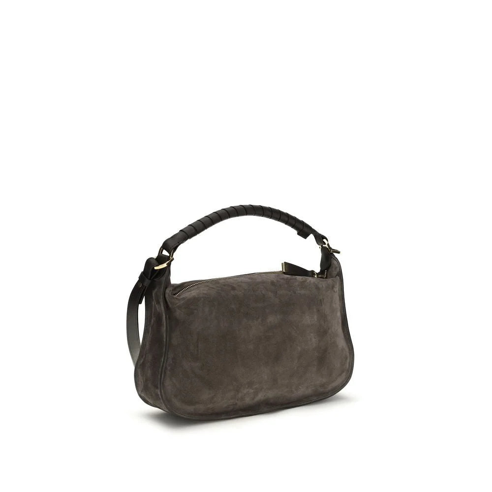 Chloé Brown Calf Leather Bos Taurus Shoulder Bag