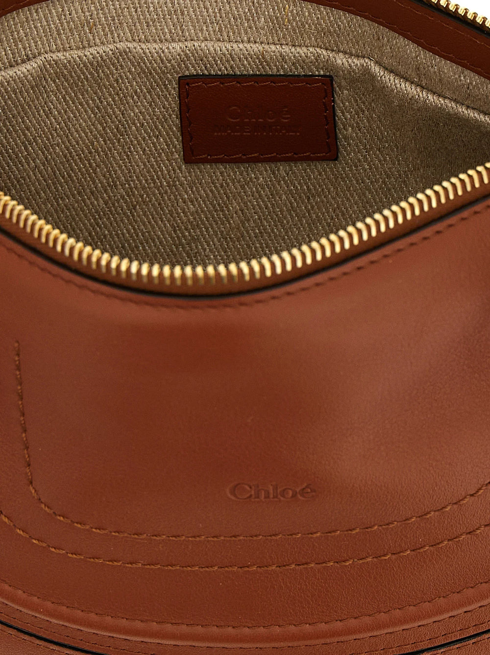 Chloé Brown Calfskin Shoulder Bag