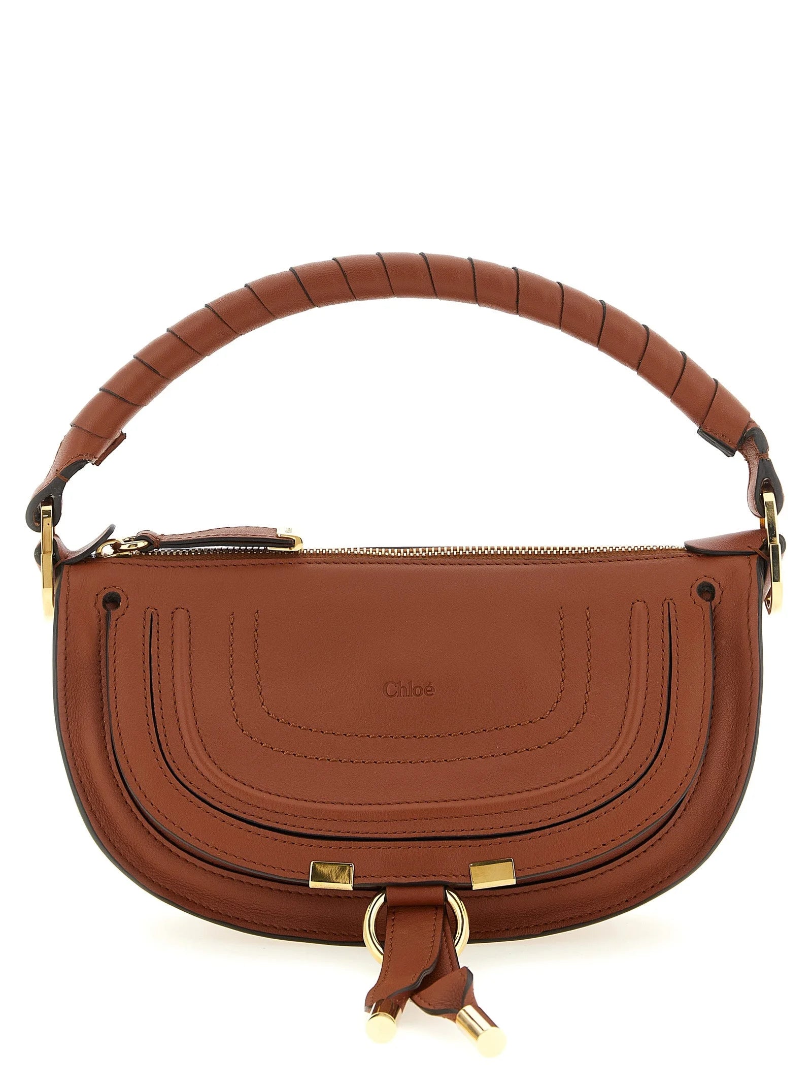 Chloé Brown Calfskin Shoulder Bag