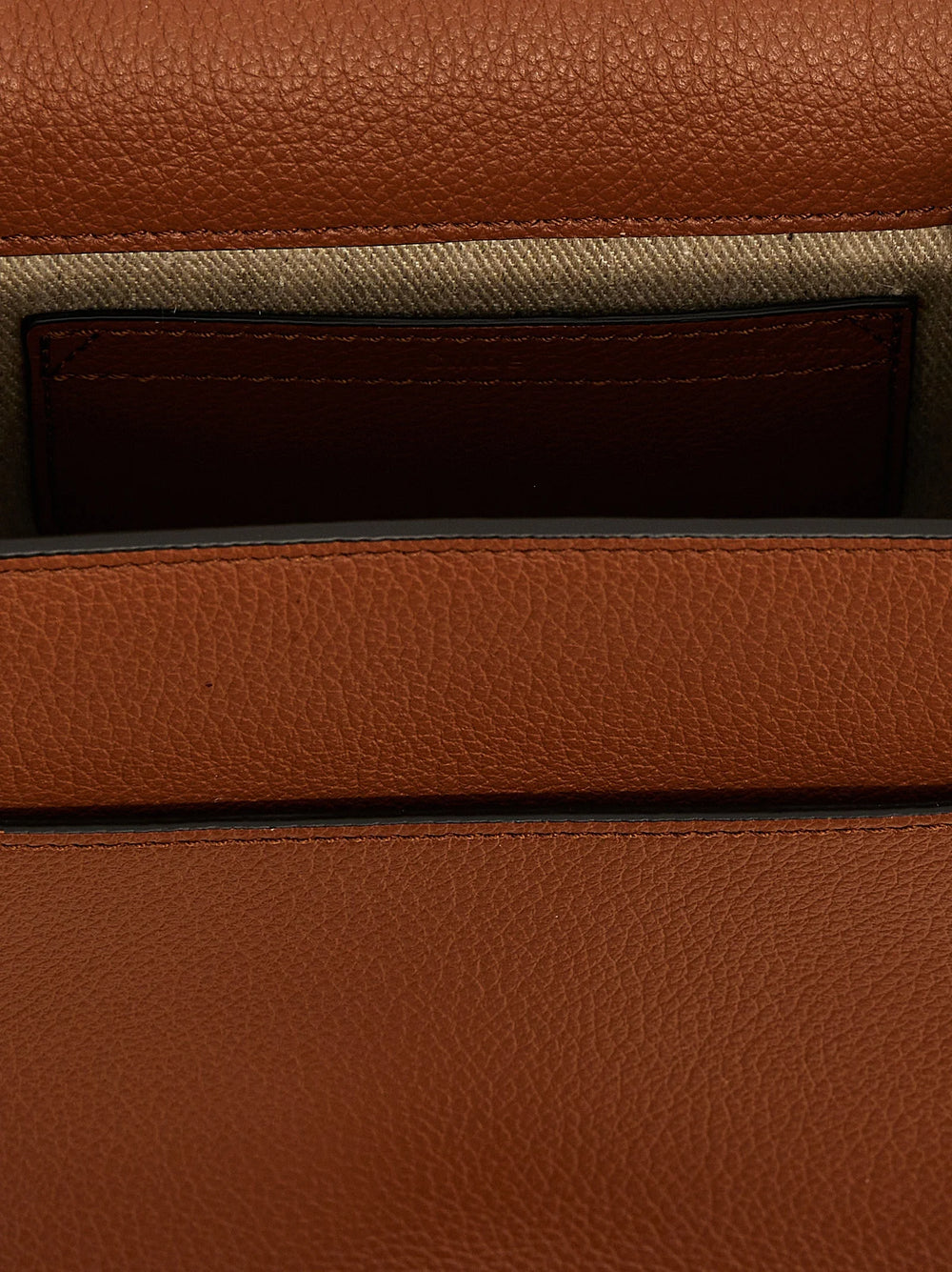 Chloé Brown Lamb Leather Crossbody Bag