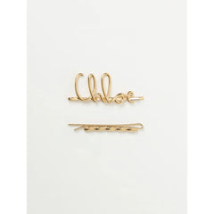 Chloé Brown Metal Hair Clip