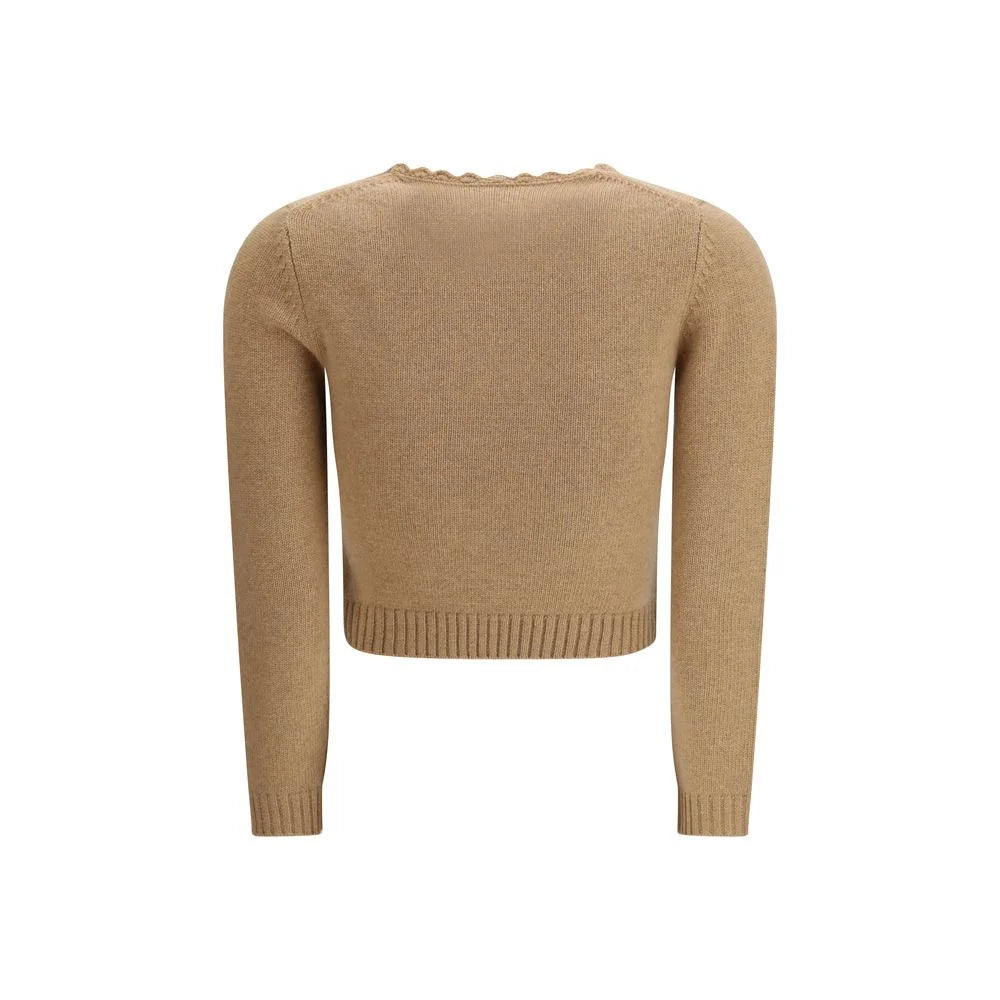 Chloé Brown Wool Sweatshirt - M