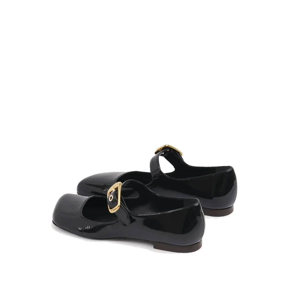 Chloé Chloè Mary-Jane Polly Ballerina Flats - Flats