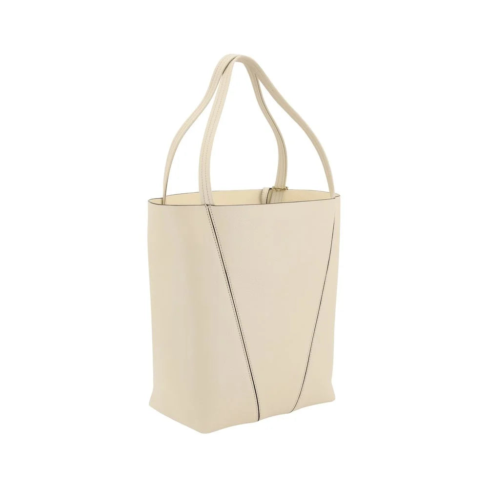 Chloé Cream Calf Leather Bos Taurus Shoulder Bag