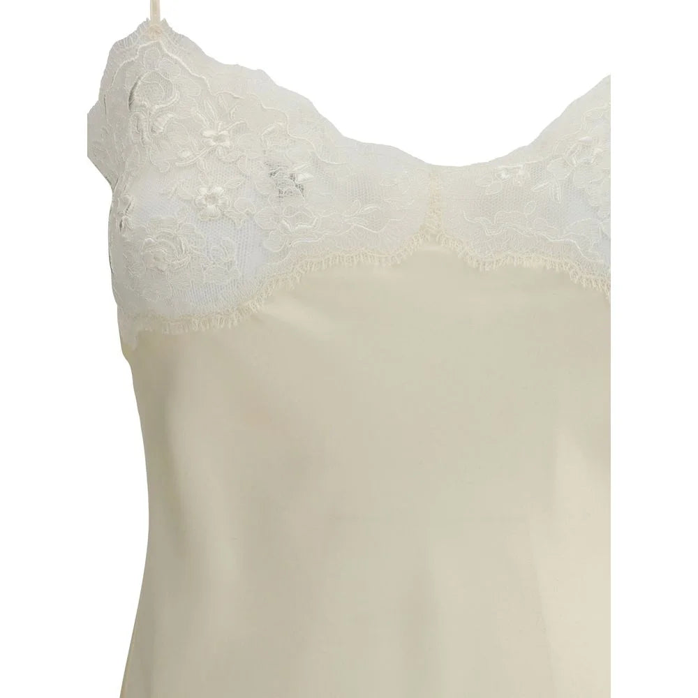 Chloé Cream Silk Top - IT36 | XS