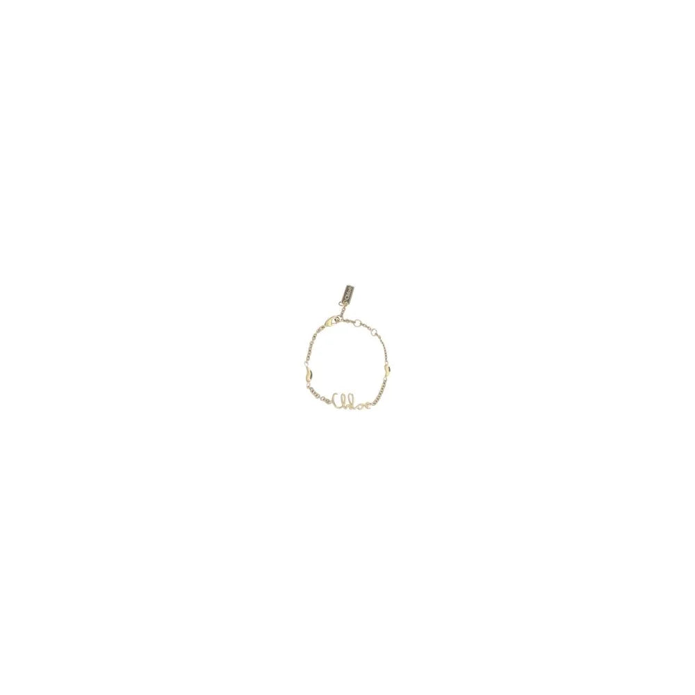 Chloé Gold Brass Bracelet - One Size