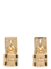 Chloé Gold Brass Earrings - One Size
