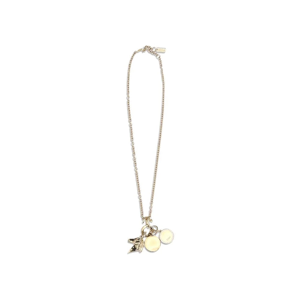 Chloé Gold Brass Necklace - One Size