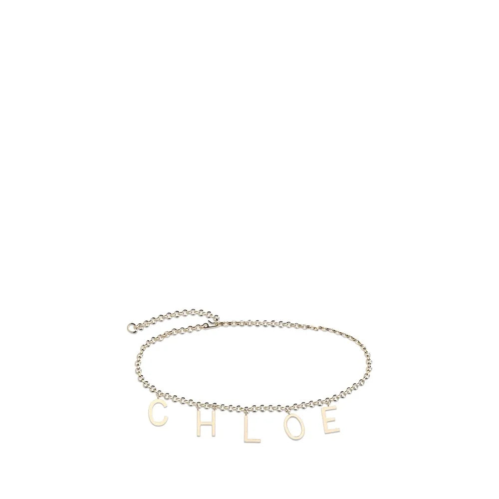 Chloé Gold Metal High-Waist Belt - UNI